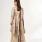 Printed Beige Lawn Suit with Floral Design and Dupatta