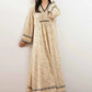 Beige Printed Lawn Suit with Black Embroidered Detailing