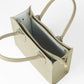 Beige Handbag Set with Matching Pouches