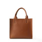 Classic Brown Handbag with Detachable Shoulder Strap